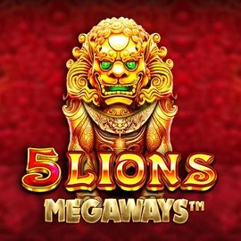 5 Lions Megaways logo by Pragmatic Play HellSpin Casino