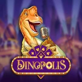 Dinopolis game by Push Gaming – logo hosted on HellSpin Casino
